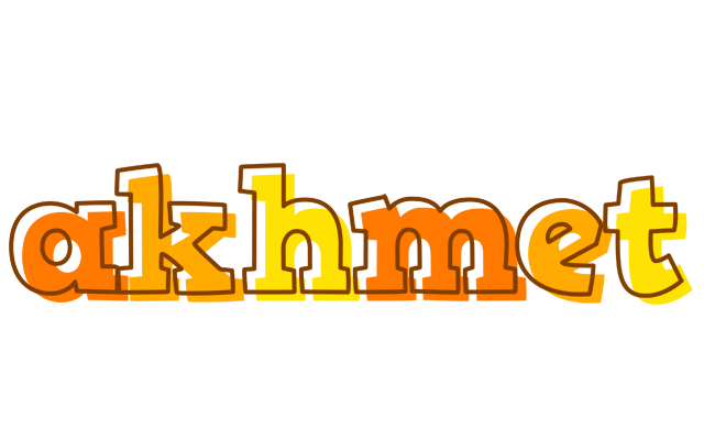 Akhmet desert logo