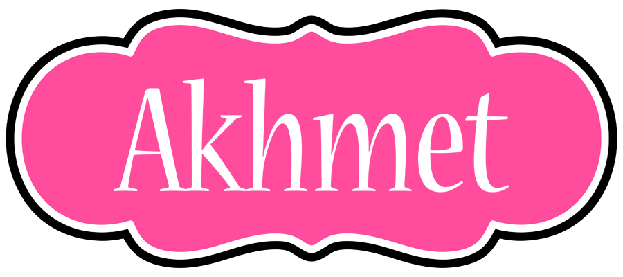 Akhmet invitation logo