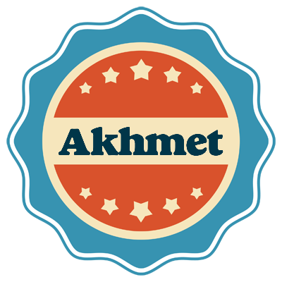 Akhmet labels logo