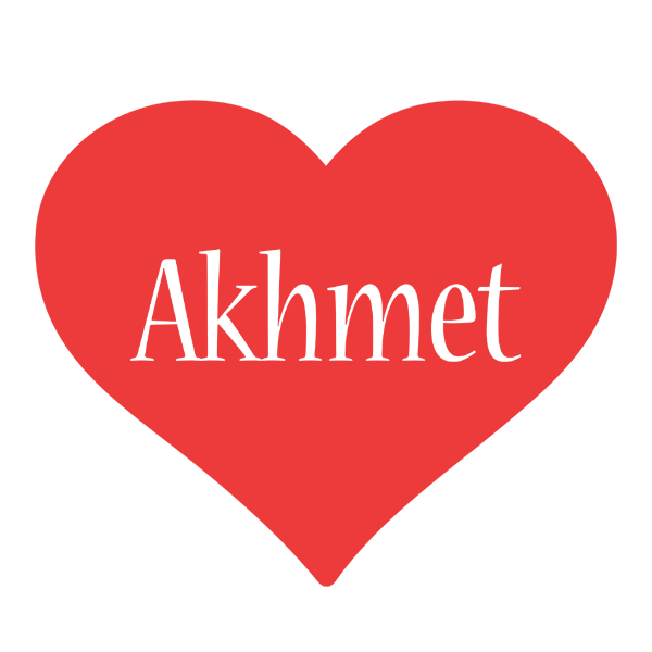Akhmet love logo