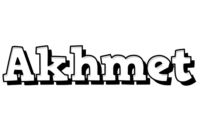 Akhmet snowing logo