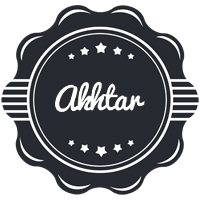 Akhtar badge logo