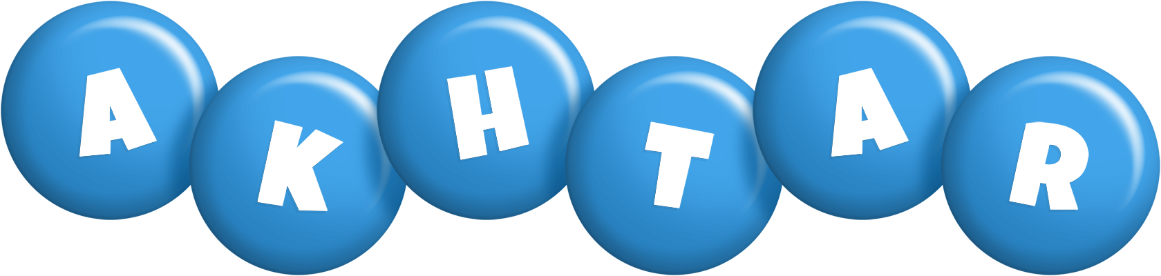 Akhtar candy-blue logo