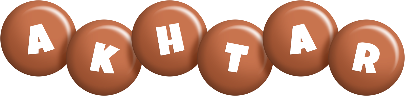 Akhtar candy-brown logo