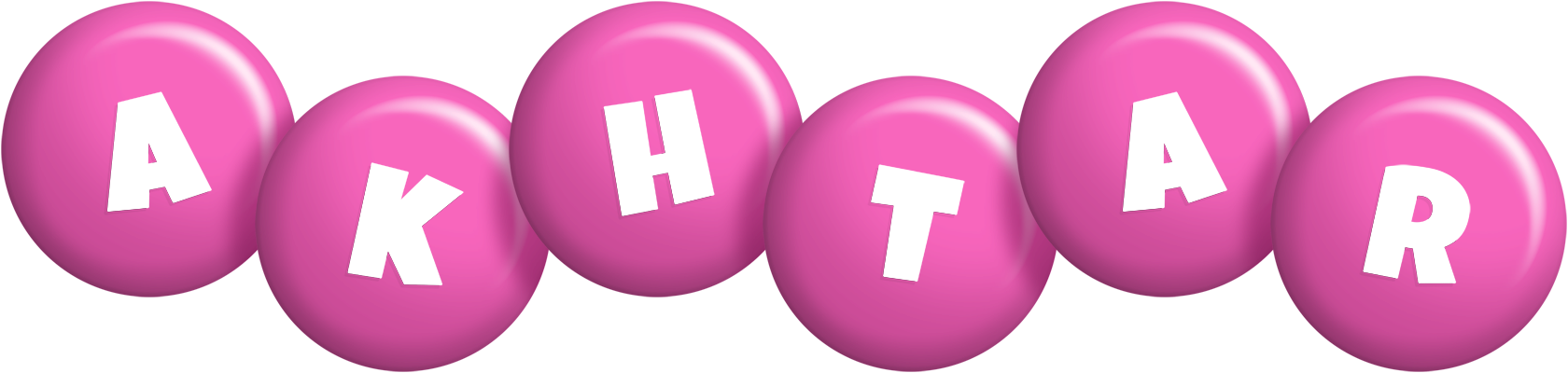 Akhtar candy-pink logo