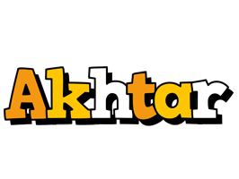 Akhtar cartoon logo