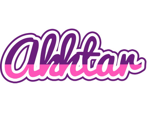 Akhtar cheerful logo