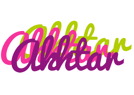 Akhtar flowers logo