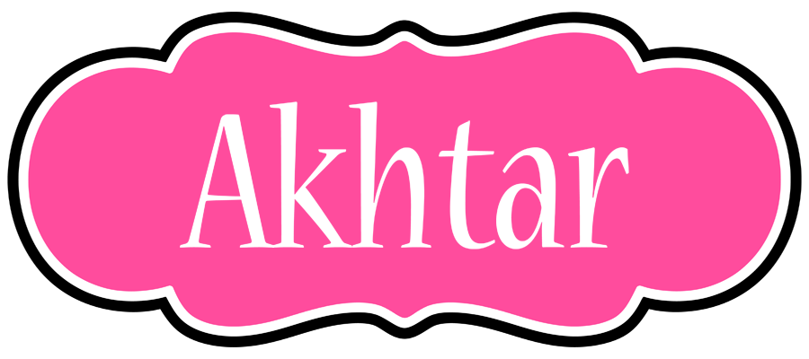 Akhtar invitation logo