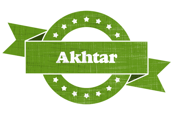 Akhtar natural logo