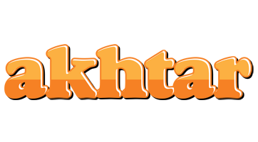 Akhtar orange logo