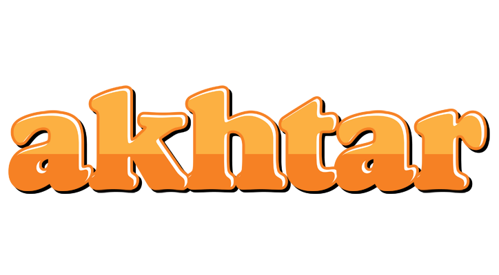 Akhtar orange logo