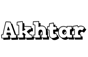 Akhtar snowing logo