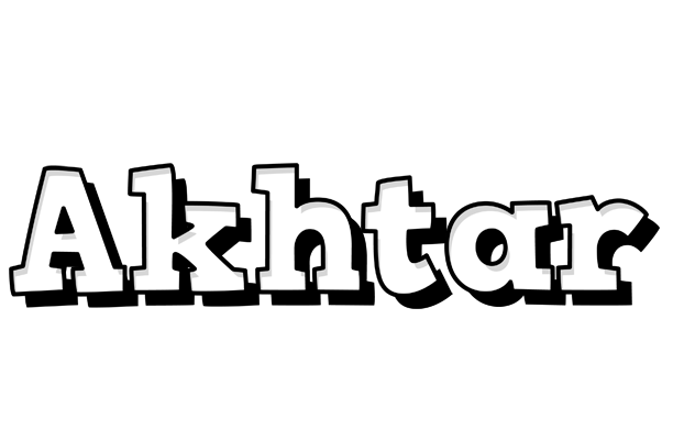 Akhtar snowing logo
