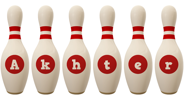 Akhter bowling-pin logo