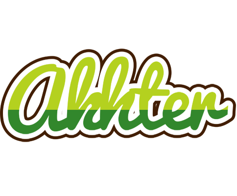 Akhter golfing logo
