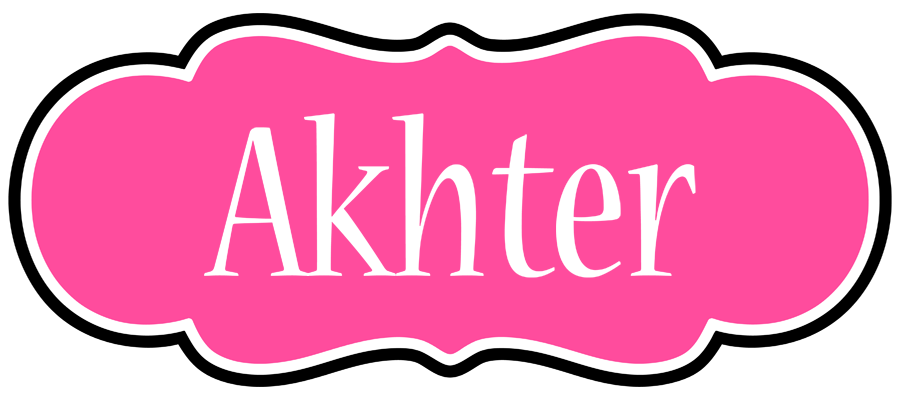 Akhter invitation logo
