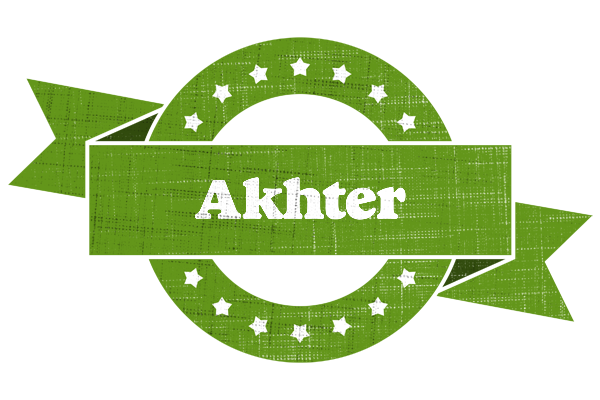 Akhter natural logo
