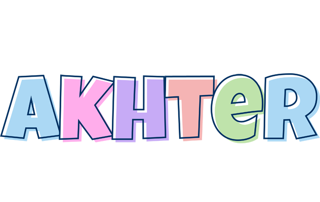 Akhter pastel logo