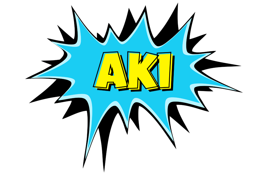 Aki amazing logo