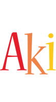 Aki birthday logo