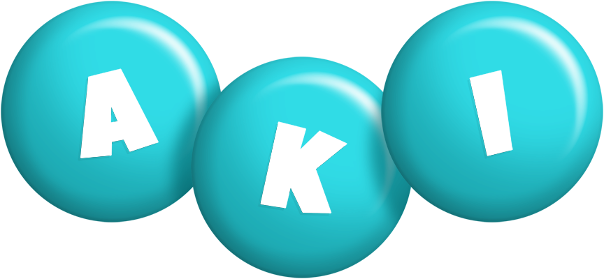 Aki candy-azur logo
