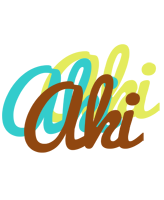 Aki cupcake logo