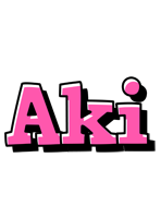 Aki girlish logo