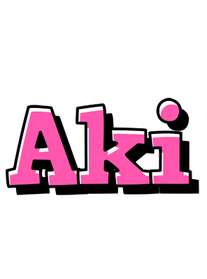 Aki girlish logo