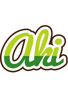 Aki golfing logo