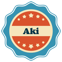 Aki labels logo