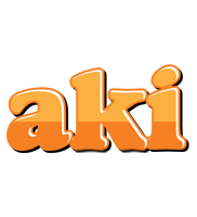 Aki orange logo