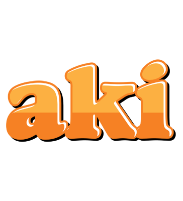 Aki orange logo