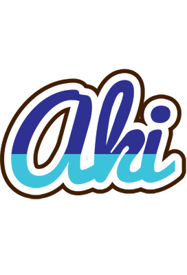 Aki raining logo