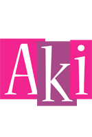 Aki whine logo