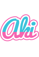 Aki woman logo