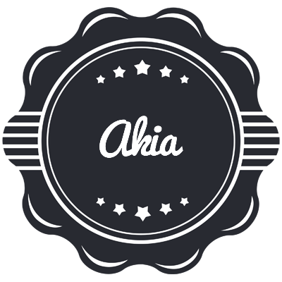 Akia badge logo