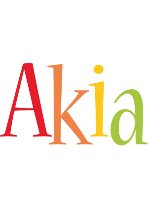 Akia birthday logo
