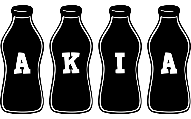Akia bottle logo