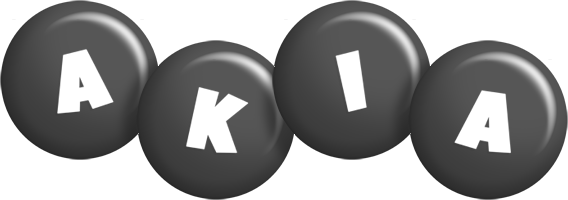 Akia candy-black logo