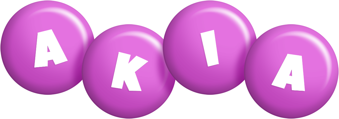 Akia candy-purple logo