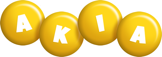 Akia candy-yellow logo