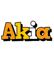 Akia cartoon logo