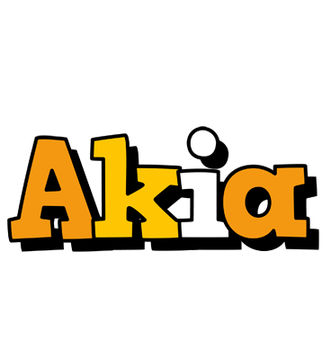 Akia cartoon logo