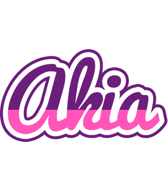 Akia cheerful logo