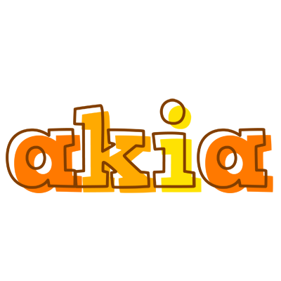 Akia desert logo