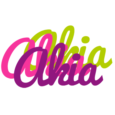 Akia flowers logo