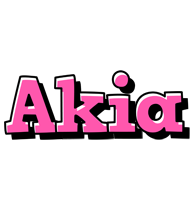 Akia girlish logo