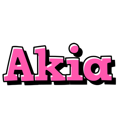 Akia girlish logo