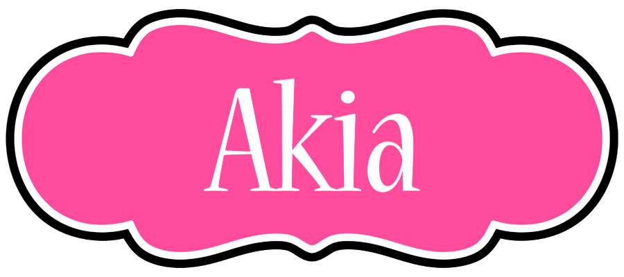Akia invitation logo